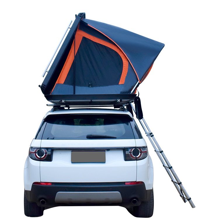 2 Person Foldable Roof Top Tent Camping Aluminum shell+Aluminum bottom